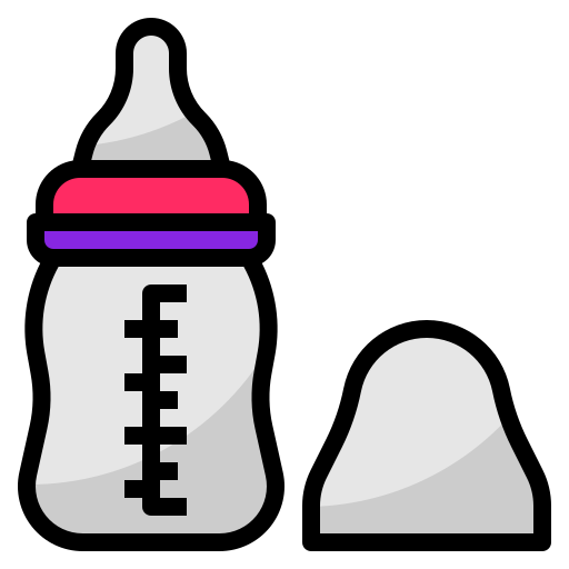 哺乳瓶 mynamepong Lineal Color icon