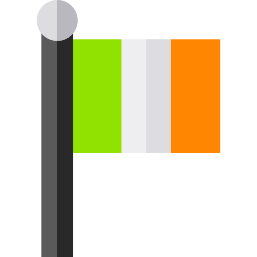 아일랜드의 Basic Straight Flat icon