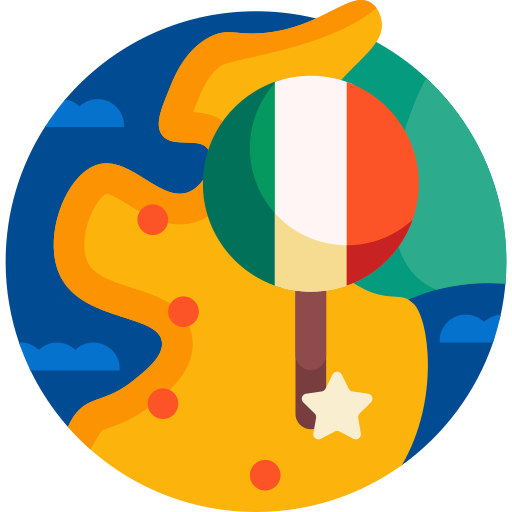 아일랜드의 Detailed Flat Circular Flat icon