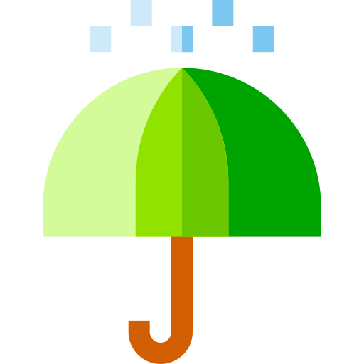 Rain Basic Straight Flat icon
