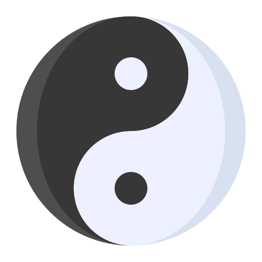 yin yang Generic Flat icono