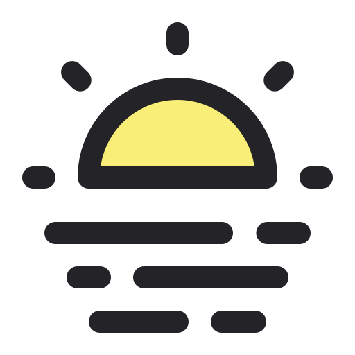 Sunrise Generic Outline Color icon