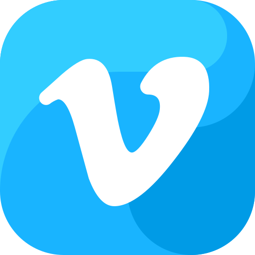 vimeo Generic Flat icono