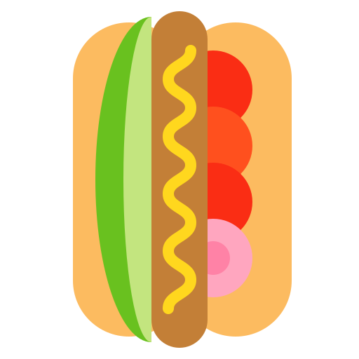 hot dog Generic Flat ikona