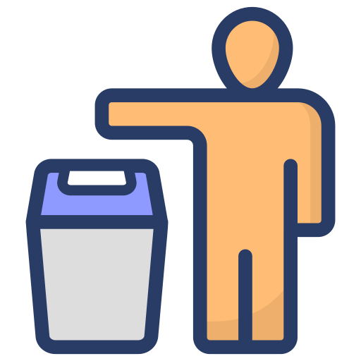 Dustbin Generic Outline Color icon