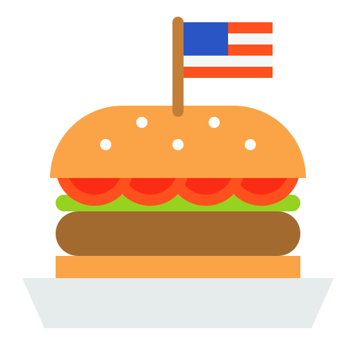 Burger sandwich Generic Flat icon