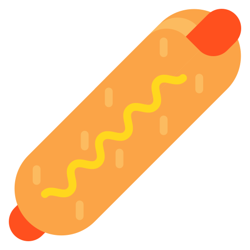 hot dog Generic Flat ikona