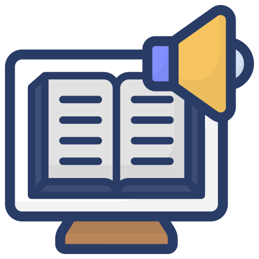 Online library Generic Outline Color icon