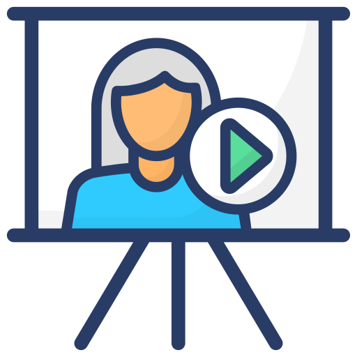 Video presentation Generic Outline Color icon