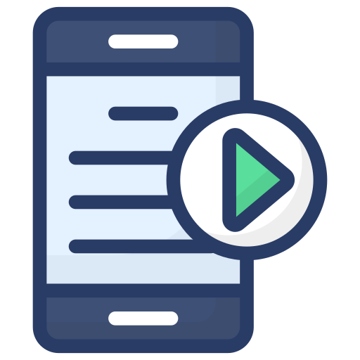 mobiles video Generic Outline Color icon