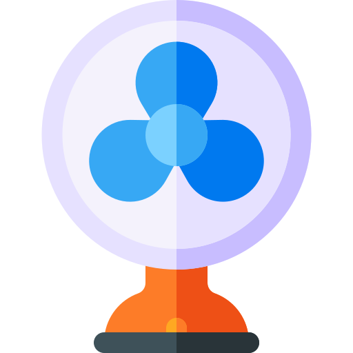 부채 Basic Rounded Flat icon