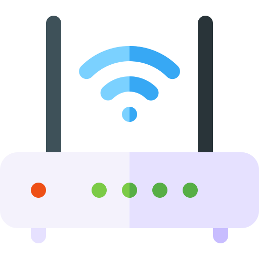router Basic Rounded Flat icon