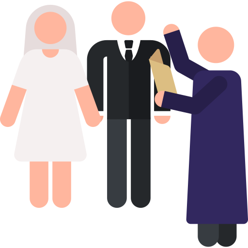 Wedding Pictograms Colour icon