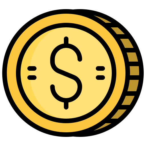 dollar Generic Outline Color icon