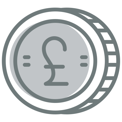 Pound sterling Generic Grey icon
