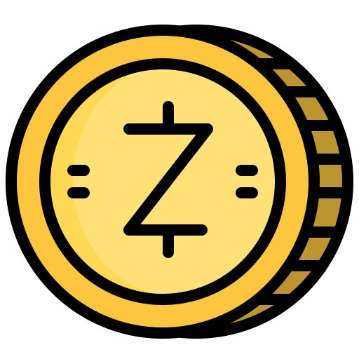 zcash Generic Outline Color icon
