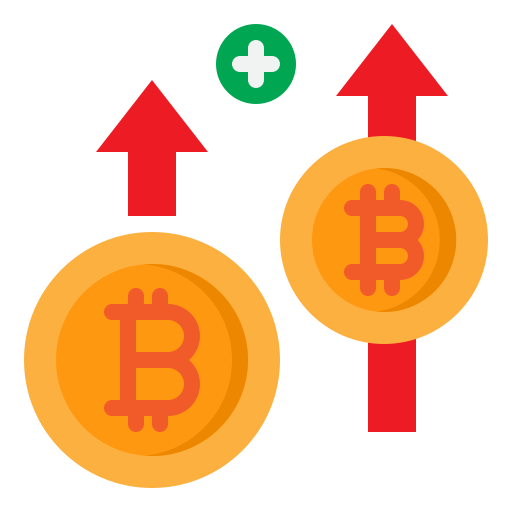 bitcoin srip Flat icono
