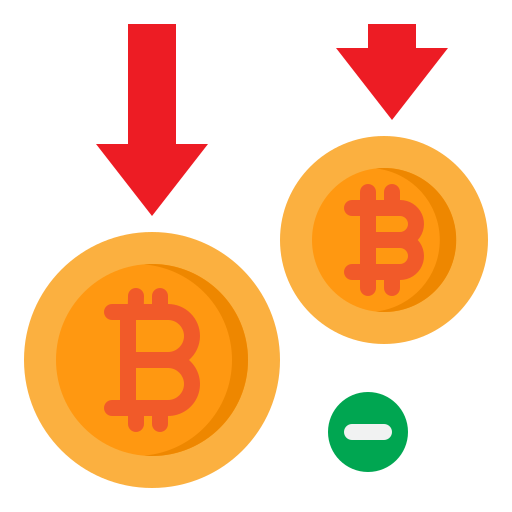 bitcoin srip Flat icon