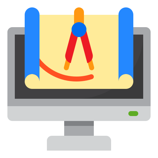 Design srip Flat icon