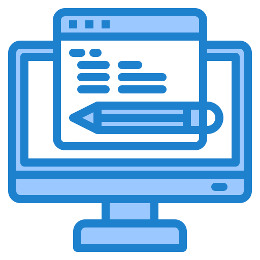 プログラミング srip Blue icon