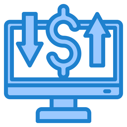 Monitor srip Blue icon