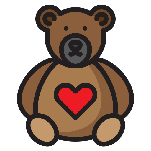 Bear srip Lineal Color icon
