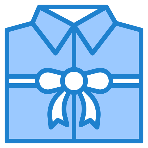 셔츠 srip Blue icon