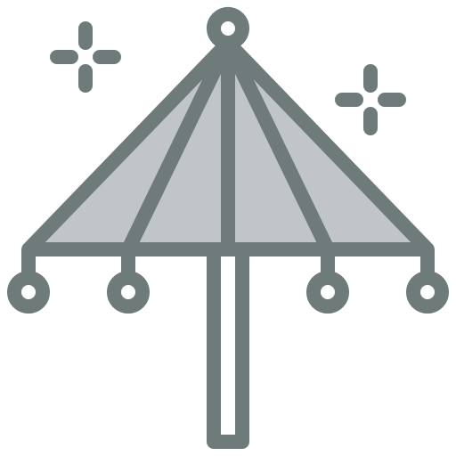 paraplu Generic Grey icoon