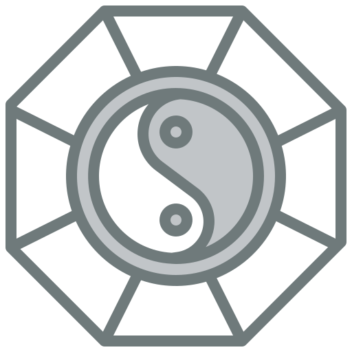 yin yang Generic Grey icono