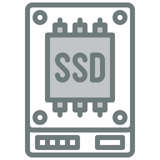 Ssd drive Generic Grey icon