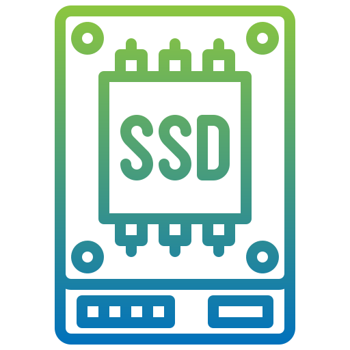 ssd диск Generic Gradient иконка