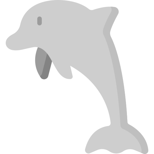 dolfijn Special Flat icoon