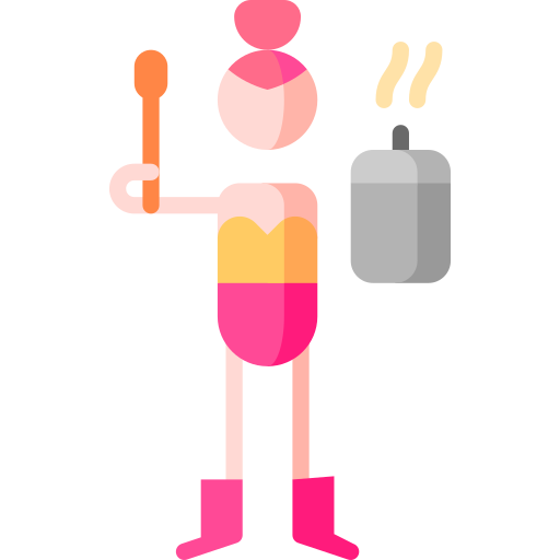 Woman Puppet Characters Flat icon
