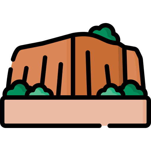 Uluru Special Lineal color icon