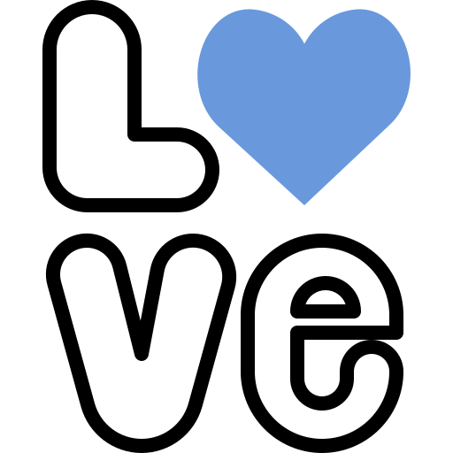 사랑 Winnievizence Blue icon