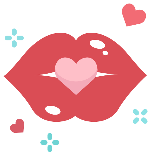 pocałunek Winnievizence Flat ikona