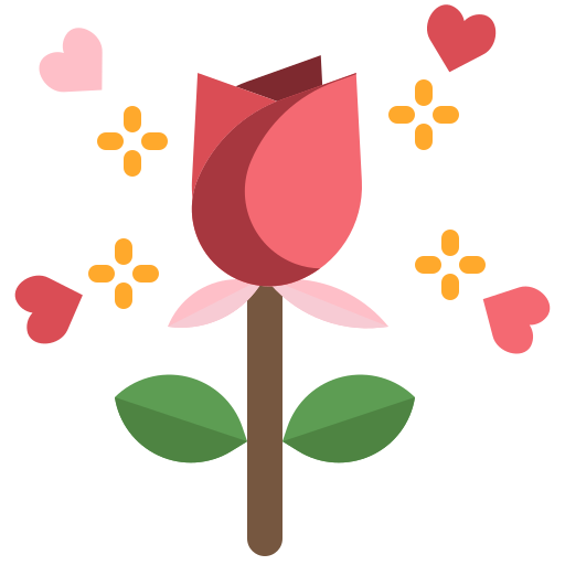 薔薇 Winnievizence Flat icon