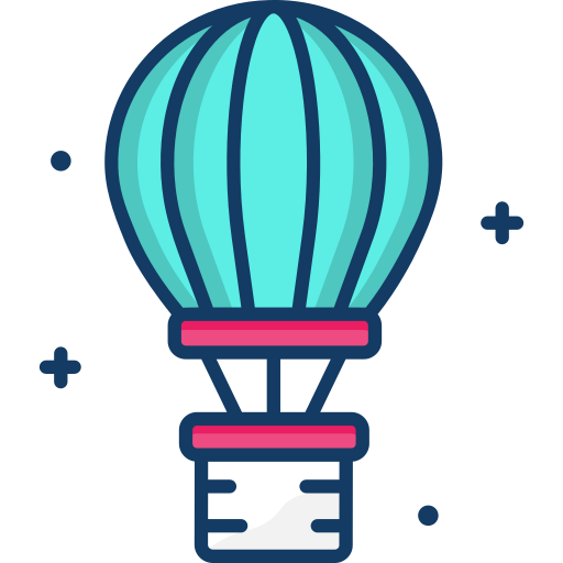 heteluchtballon SBTS2018 Lineal Color icoon