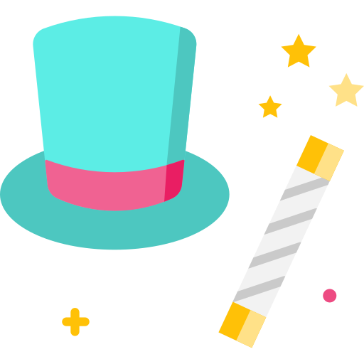 magiczny kapelusz SBTS2018 Flat ikona