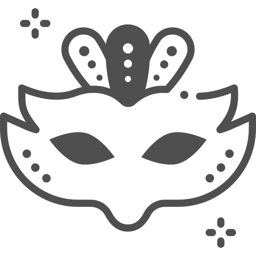 maschera di carnevale Generic Mixed icona