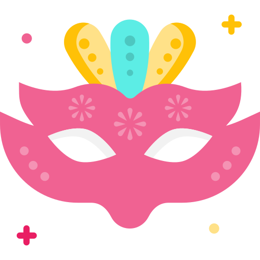 Carnival mask SBTS2018 Flat icon