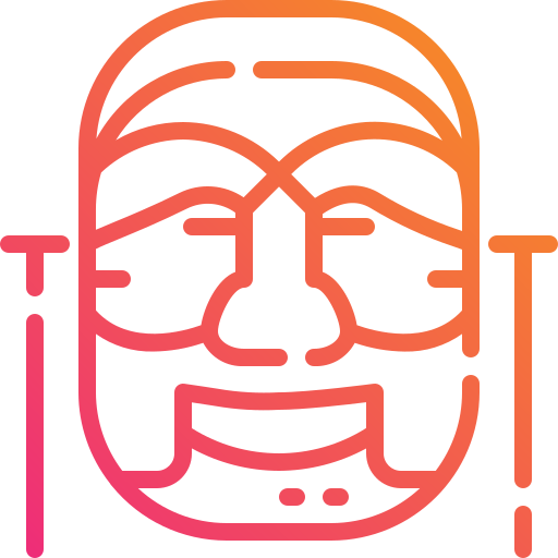maschera Mangsaabguru Lineal Gradient icona