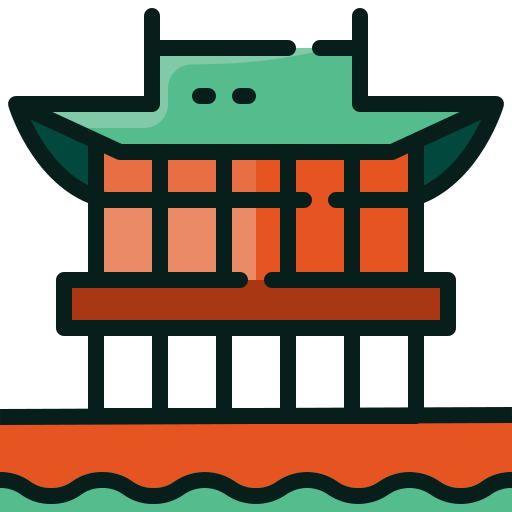 Дворец Кёнбоккун Mangsaabguru Lineal Color иконка