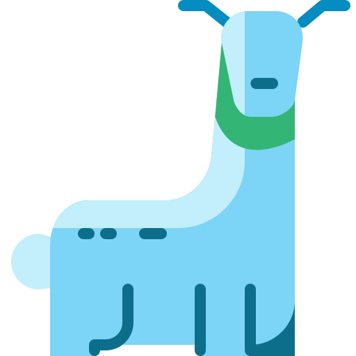alpaca Mangsaabguru Flat icono