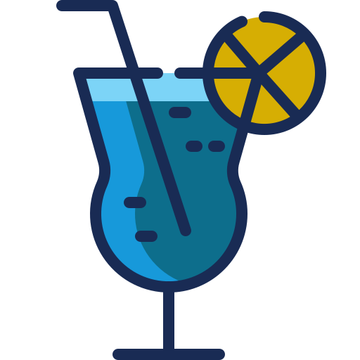 Cocktail Mangsaabguru Lineal Color icon