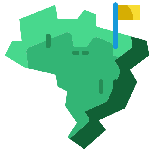brazylia Mangsaabguru Flat ikona