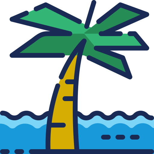Palm tree Mangsaabguru Lineal Color icon