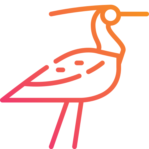 uccello Mangsaabguru Lineal Gradient icona