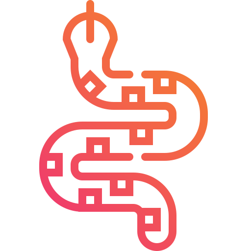 serpente Mangsaabguru Lineal Gradient Ícone