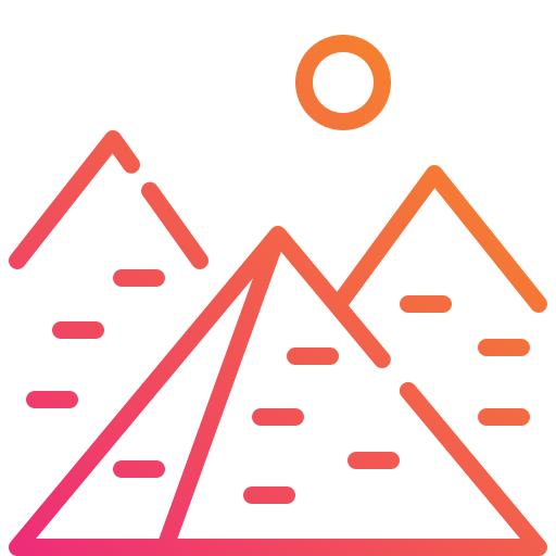piramide Mangsaabguru Lineal Gradient icoon